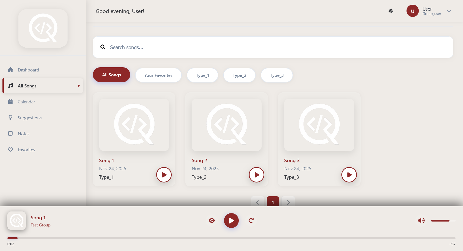 QuolyTech Song-Management-System